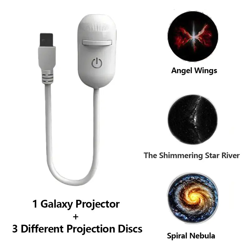 Galaxy Projector 2-In-1 Starry Sky Projector, Galaxy Star Projector Starry Projector Light, Galaxy Dual-Mode Night Light, Galaxy Projector USB